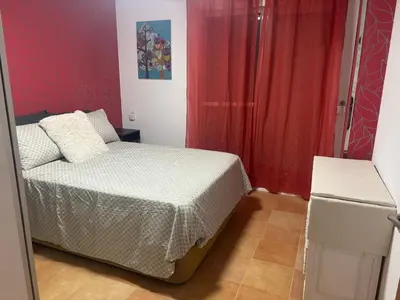 Cama o camas de una habitación en La Casita de Enix