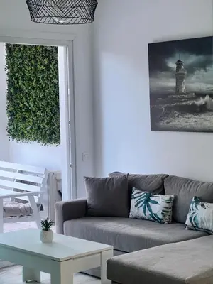 Zona de estar de Apartamento en primera linea de playa