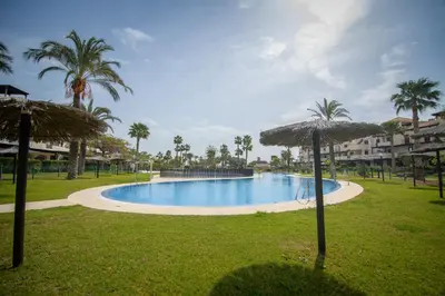 Piscina en o cerca de Mediterranea 9 Vera Playa Jardines tus momentos frente al mar