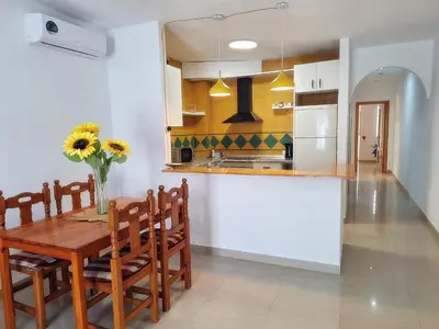 Una cocina o zona de cocina en Apartamentos Catalina C