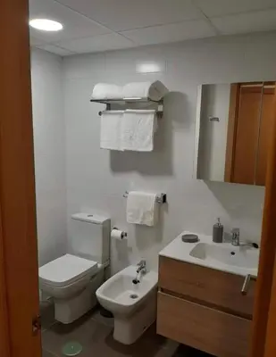 Un baño de Apartamento El Ancla