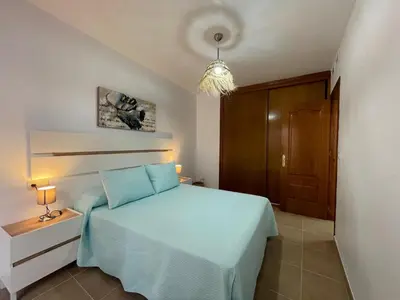 Cama o camas de una habitación en Apartamento Brisa
