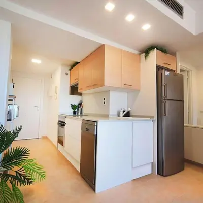 Una cocina o zona de cocina en Apartamento Vera Playa - Almería