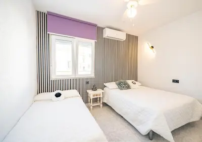Cama o camas de una habitación en Casa Independiente H3 San José