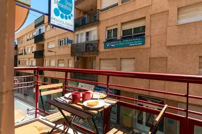Un balcón o terraza de Águilas Centro Ciudad y Junto a la Playa La Colonia - By Aloha Palma