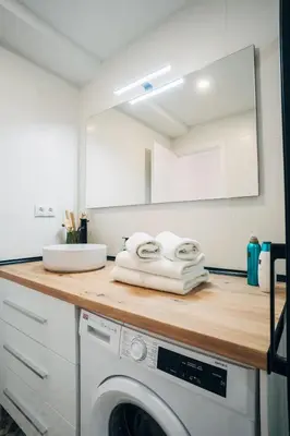 Una cocina o zona de cocina en Almare Suites - Aguadulce Vistas al mar
