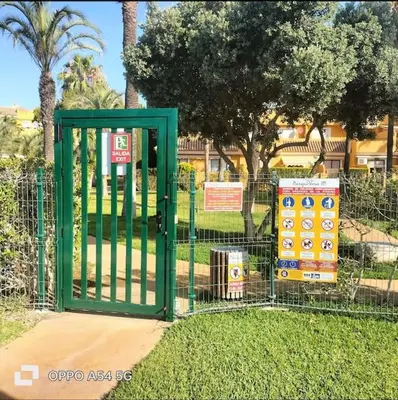 Jardín al aire libre en Piso naturista en Parque Vera 3