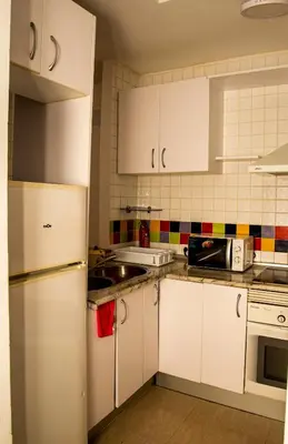 Una cocina o zona de cocina en Apartamentos Catalina D