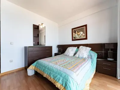 Cama o camas de una habitación en Faro's Zapillo Apartment - Almeria