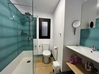Un baño de RA688 Apartamento nudista a 30 metros del mar