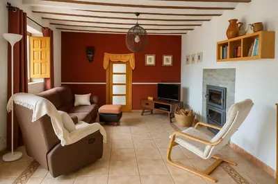 Una televisión o centro de entretenimiento en Cortijo Relatillos
