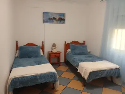 Cama o camas de una habitación en La casa de Pilar