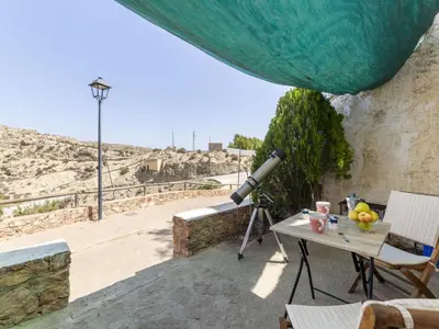 Un balcón o terraza de Holiday Home Cueva Maria Zambrano by Interhome
