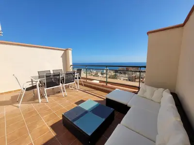 Un balcón o terraza de Fantástico Dúplex con vistas y terraza