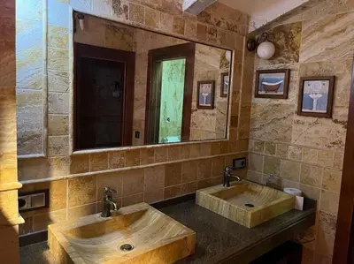 Un baño de Casa rural Camino de Morazara