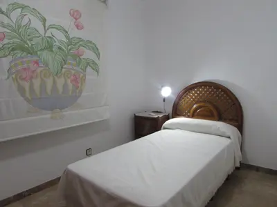 Cama o camas de una habitación en AGUADULCE BEACH FRoNT