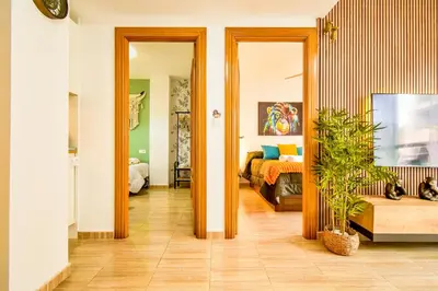Cama o camas de una habitación en Monkey House, recién reformado - By Aloha Palma