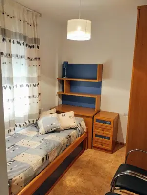 Cama o camas de una habitación en Apartment Puerto Deportivo