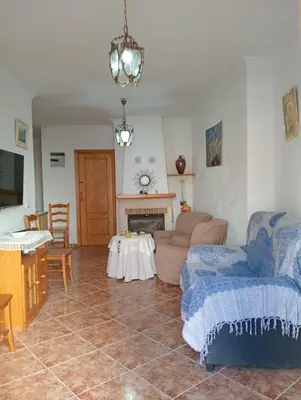 Una televisión o centro de entretenimiento en CT 334 Almeria Apartment for 4