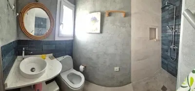Un baño de Apartamento en Costa de Almería, Costa Cabana con terraza, enfrente a Parque Natural Cabo de Gata