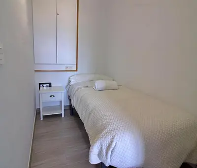 Cama o camas de una habitación en La Ermita