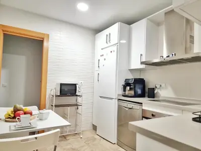 Una cocina o zona de cocina en CASA, SOL y PLAYA, Cabo de Gata, Almería