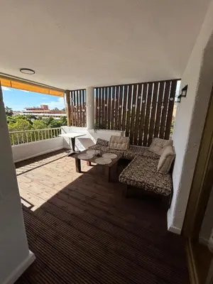 Un balcón o terraza de Apartamento los jazmines