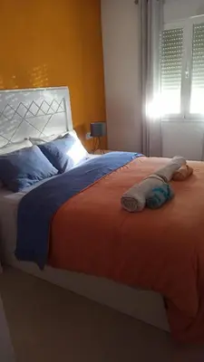 Cama o camas de una habitación en Villa de Turre