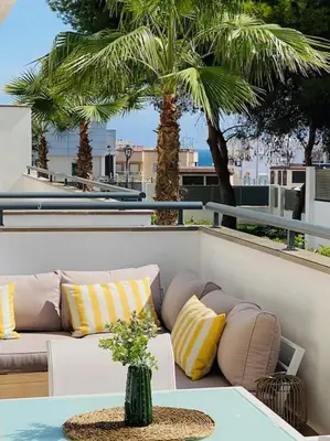 Zona de estar de Aire del mediterráneo- Garrucha