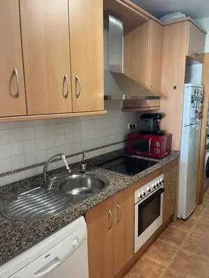 Una cocina o zona de cocina en Casa Manila Primera línea de playa Mojácar