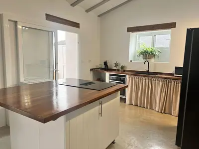 Una cocina o zona de cocina en Casa de la Abuela, a estrenar! escapada Rural