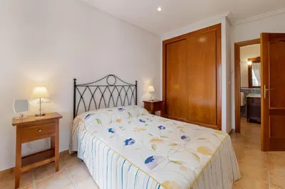 Cama o camas de una habitación en R2307 Al Andalus Residencial Vera Playa Almería