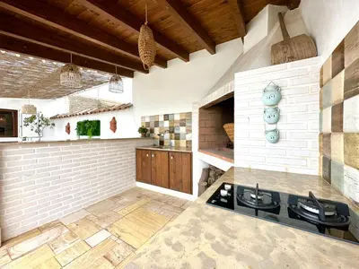 Una cocina o zona de cocina en Casa rural Las Golondrinas