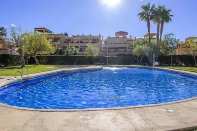 Piscina en o cerca de Vera Playa El Faro Magnifico Apart Piscina Wifi