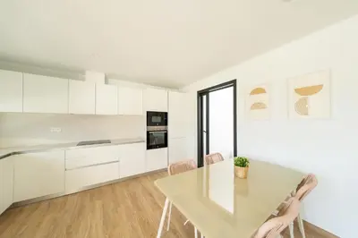 Una cocina o zona de cocina en Villa Borghese