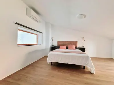 Cama o camas de una habitación en El 34 2º