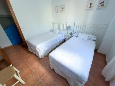 Cama o camas de una habitación en La Casita Azul