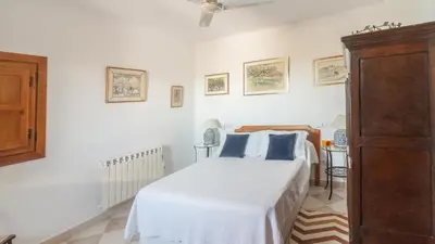 Cama o camas de una habitación en Casa Alta Mojacar Pueblo