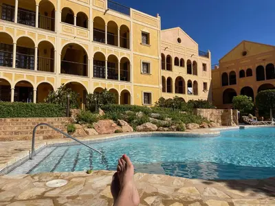 Piscina en o cerca de Casa Birdie, Golf & Piscina Retreat at Desert Springs Golf Resort near Vera Playa