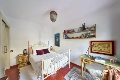 Cama o camas de una habitación en Casa Higuera