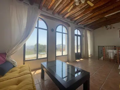 Zona de estar de Country house La Tolona