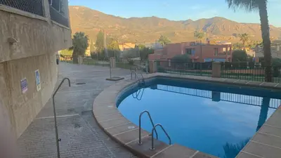 Piscina en o cerca de Ático en La Envía con estupendas vistas y tranquilidad