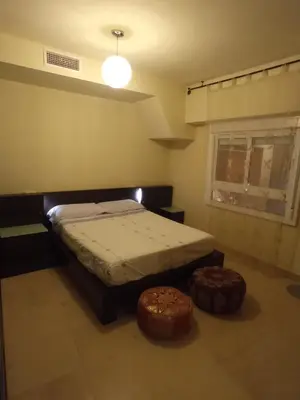 Cama o camas de una habitación en Ático en La Envía con estupendas vistas y tranquilidad