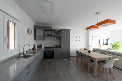 Una cocina o zona de cocina en Los Genoveses 6