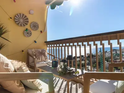 Un balcón o terraza de Apartamento Sea View Aguadulce