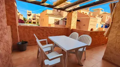 Un balcón o terraza de Apartamento ideal a un paso de la playa
