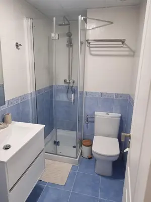 Un baño de Beautiful luxury apartment with sea view Mojacar Playa