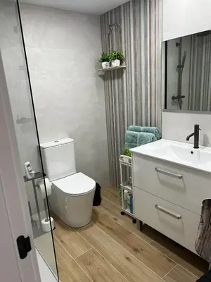 Un baño de primera linea de playa costa de almeria