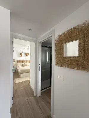 Cama o camas de una habitación en Apartamento La Gata del Cabo