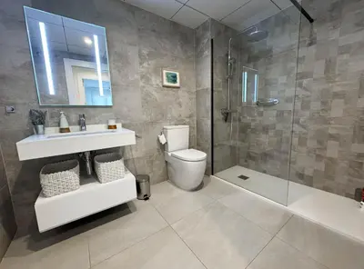 Un baño de Gold Beach